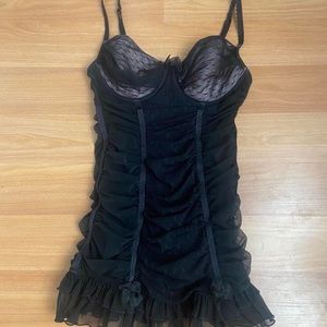 Victoria secret black corset